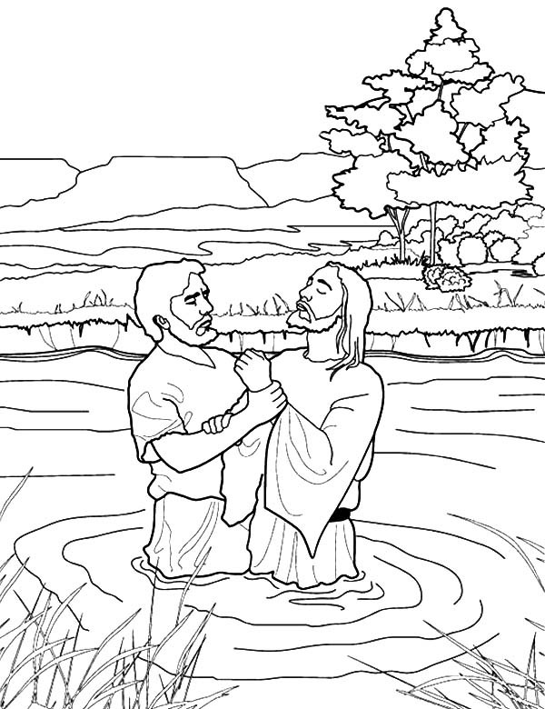 Раскраска: крещение (Праздники и особые случаи) #57750 - Бесплатные раскраски для печати