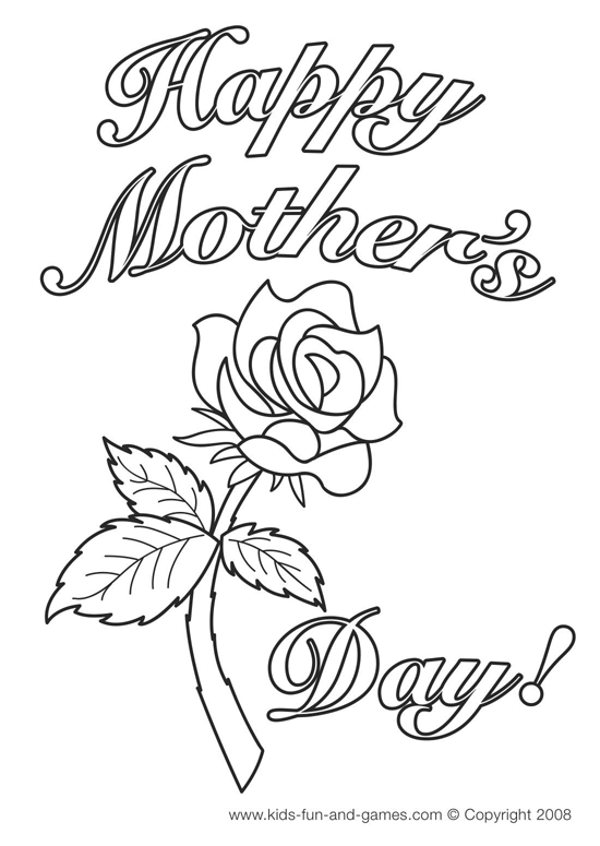Раскраска: День матери (Праздники и особые случаи) #129780 - Бесплатные раскраски для печати