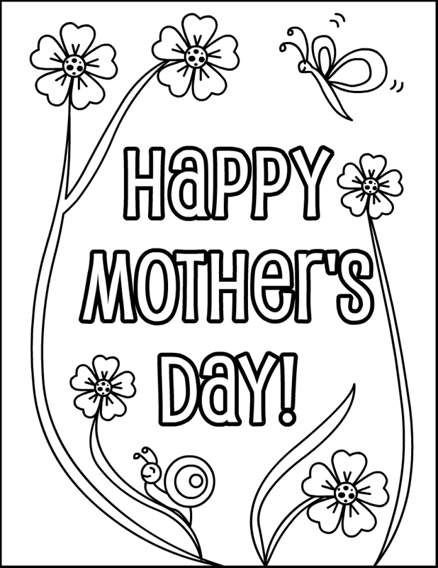 Раскраска: День матери (Праздники и особые случаи) #129804 - Бесплатные раскраски для печати