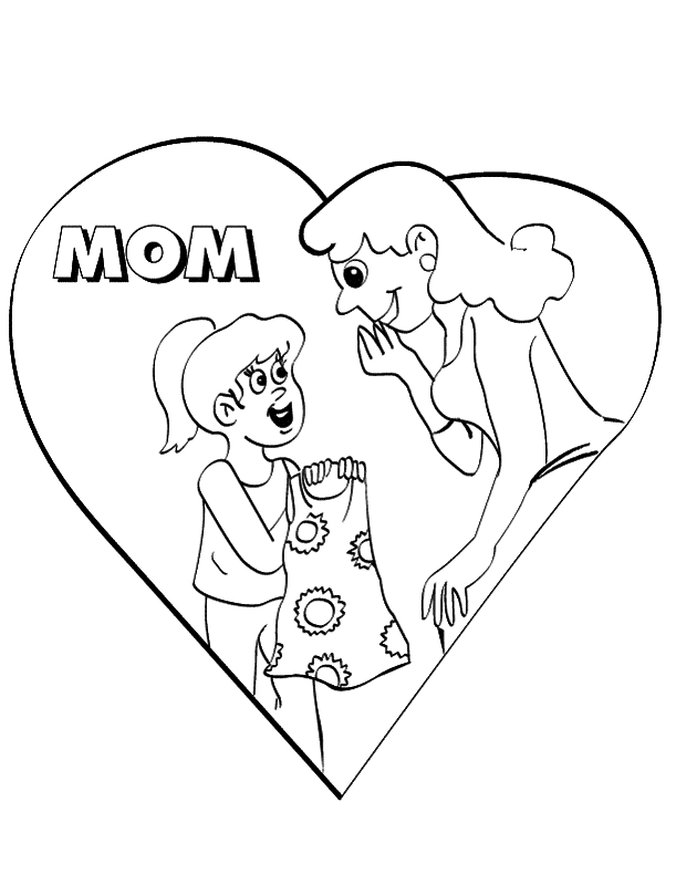 Раскраска: День матери (Праздники и особые случаи) #129904 - Бесплатные раскраски для печати