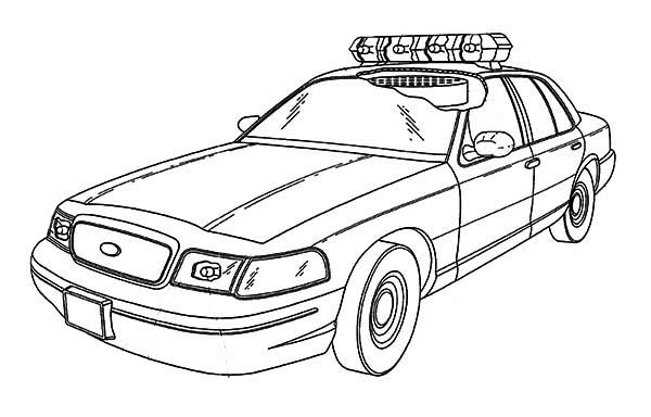 Раскраска: полицейский (Профессии и профессии) #105503 - Бесплатные раскраски для печати