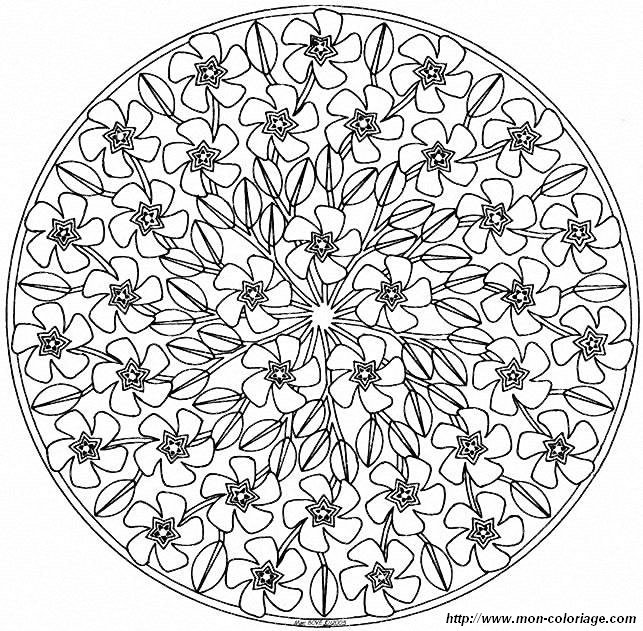 Раскраска: Цветы мандалы (мандалы) #117038 - Бесплатные раскраски для печати