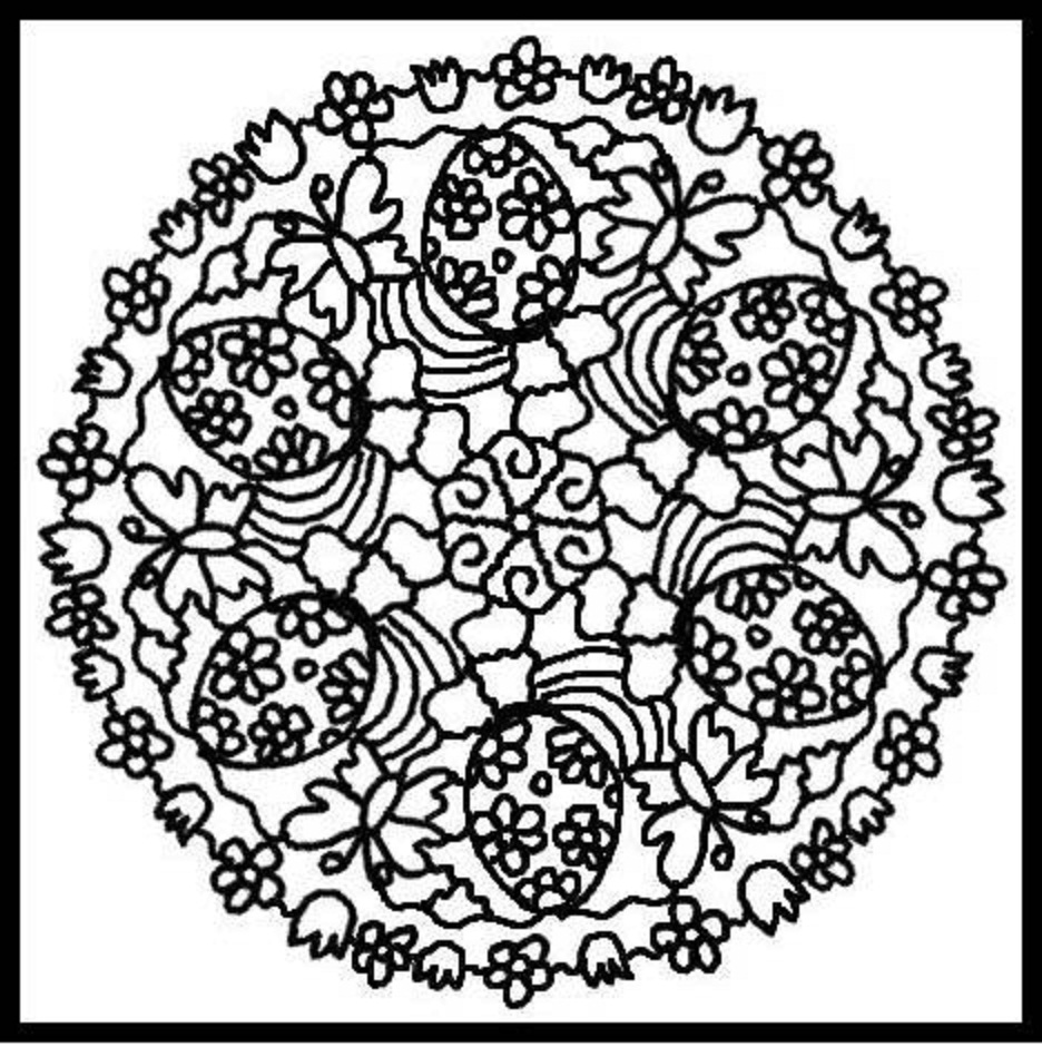 Раскраска: Цветы мандалы (мандалы) #117127 - Бесплатные раскраски для печати