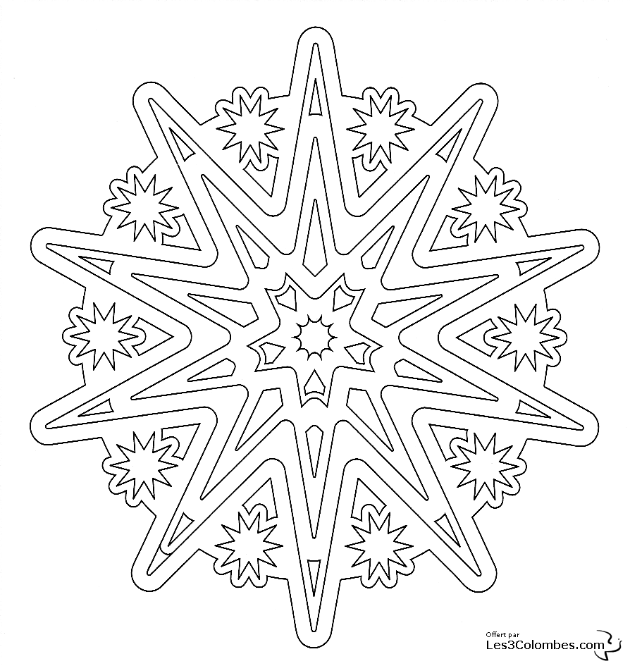 Раскраска: Звездные мандалы (мандалы) #117962 - Бесплатные раскраски для печати