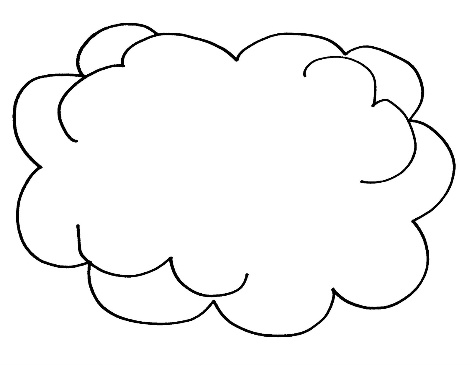 Раскраска: облако (природа) #157318 - Бесплатные раскраски для печати