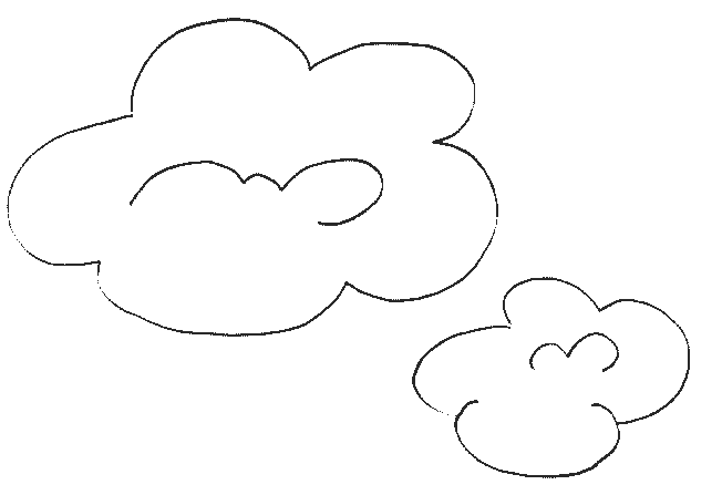 Раскраска: облако (природа) #157321 - Бесплатные раскраски для печати