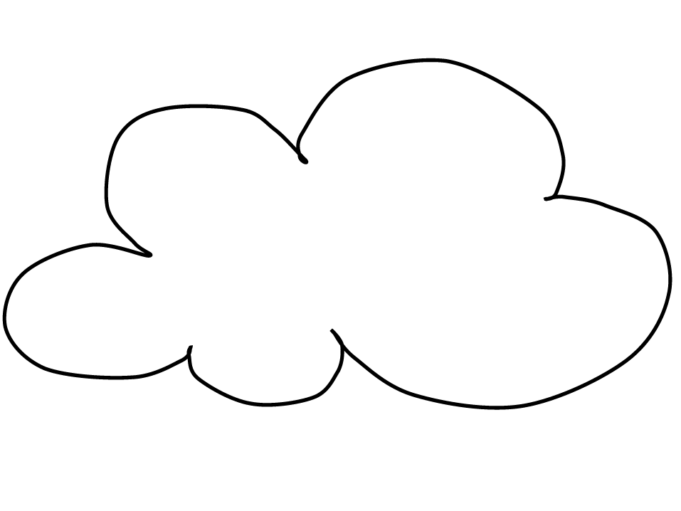 Раскраска: облако (природа) #157425 - Бесплатные раскраски для печати