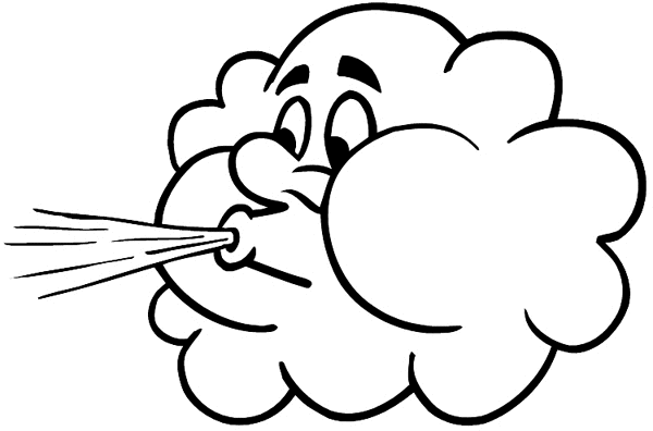 Раскраска: облако (природа) #157426 - Бесплатные раскраски для печати