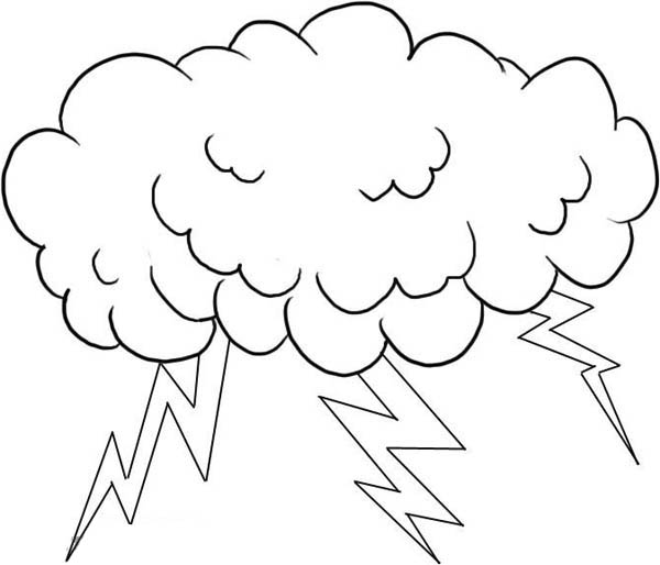 Раскраска: облако (природа) #157470 - Бесплатные раскраски для печати