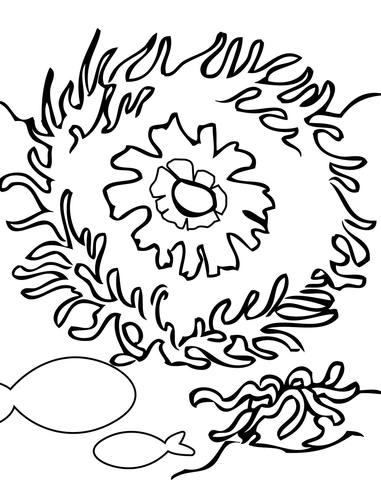 Раскраска: коралловый (природа) #162934 - Бесплатные раскраски для печати