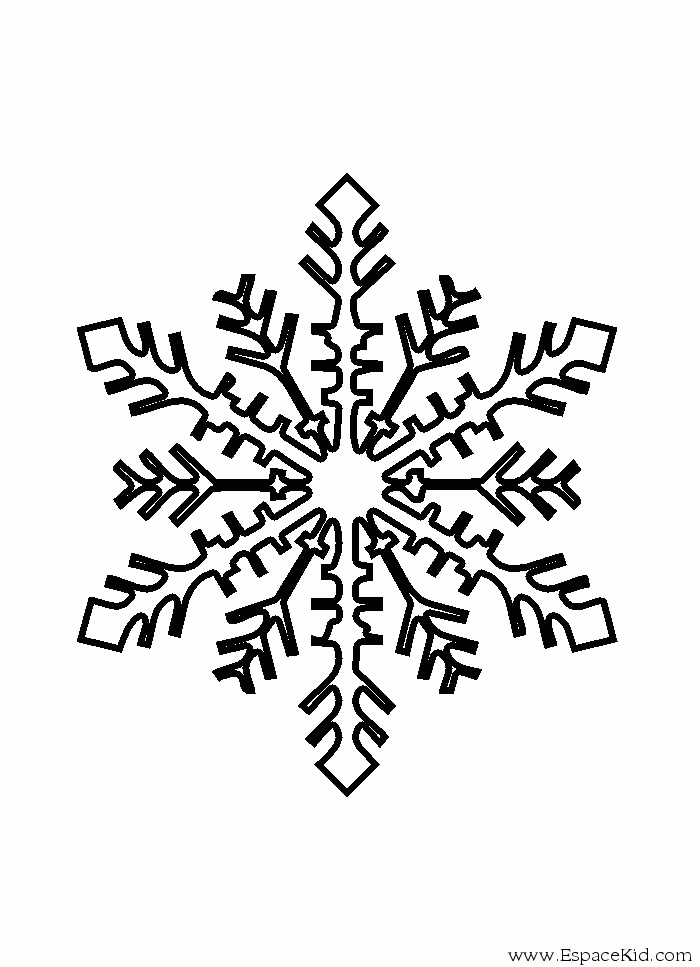 Раскраска: снежинка (природа) #160461 - Бесплатные раскраски для печати