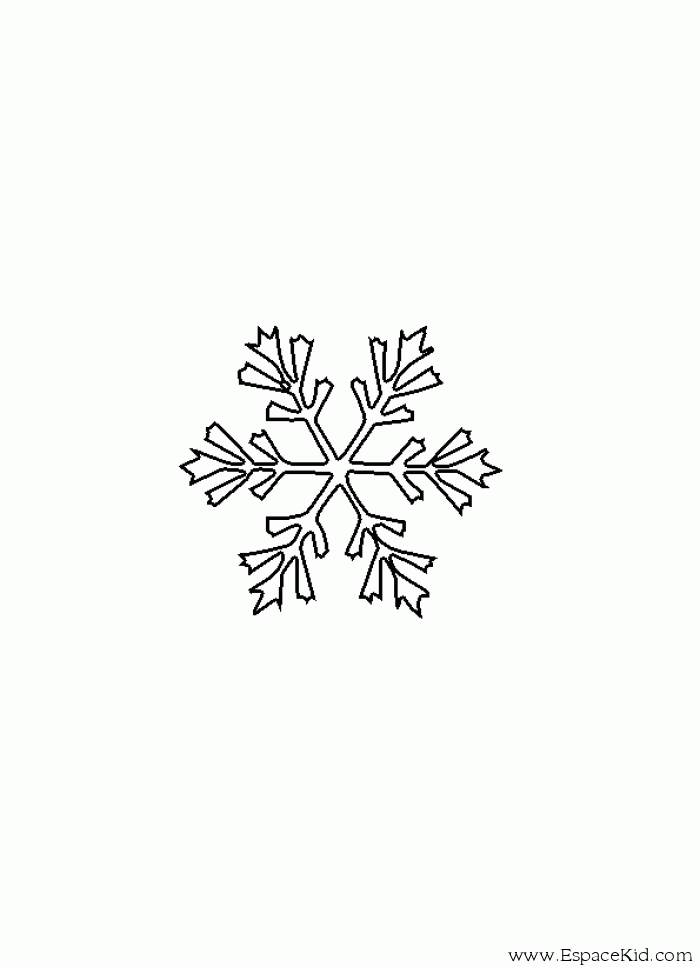 Раскраска: снежинка (природа) #160488 - Бесплатные раскраски для печати