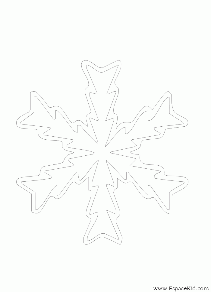 Раскраска: снежинка (природа) #160498 - Бесплатные раскраски для печати