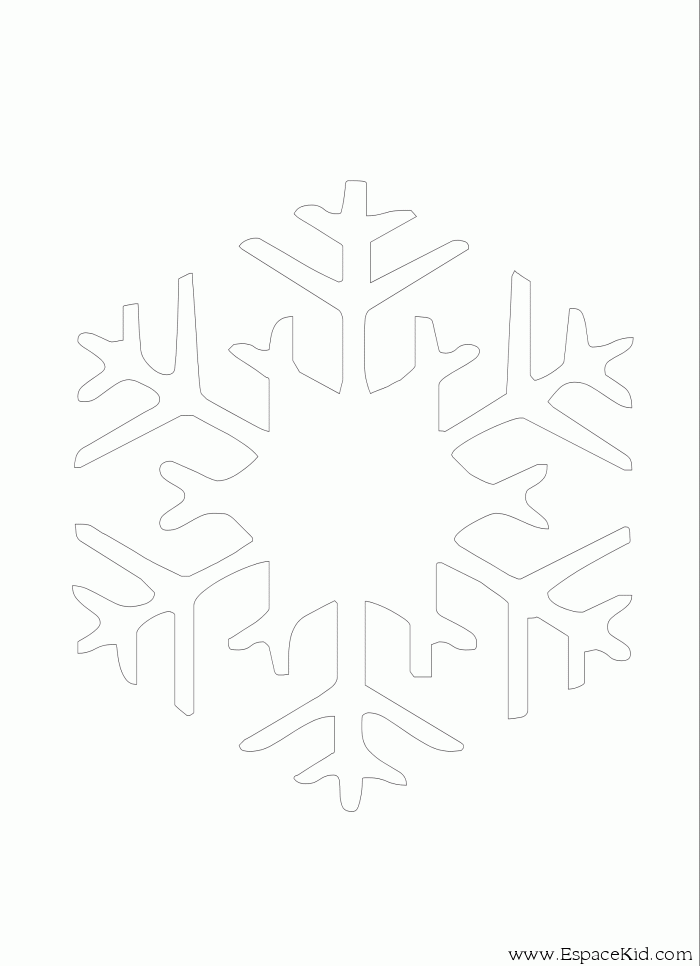 Раскраска: снежинка (природа) #160502 - Бесплатные раскраски для печати