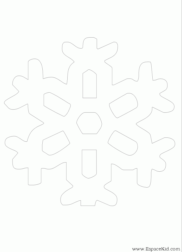Раскраска: снежинка (природа) #160507 - Бесплатные раскраски для печати