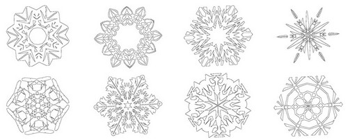 Раскраска: снежинка (природа) #160532 - Бесплатные раскраски для печати