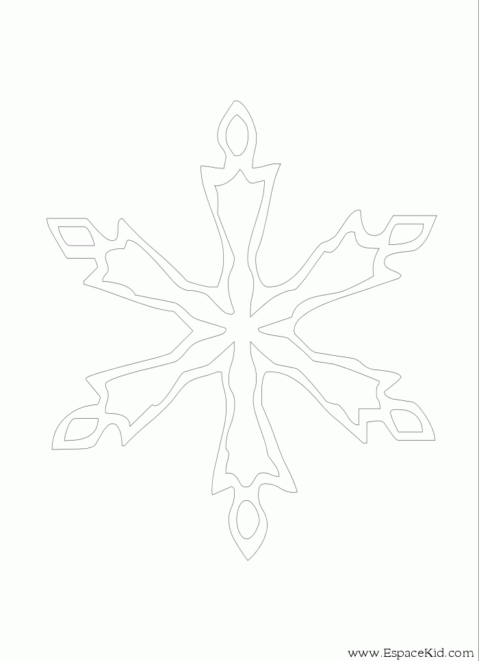 Раскраска: снежинка (природа) #160539 - Бесплатные раскраски для печати