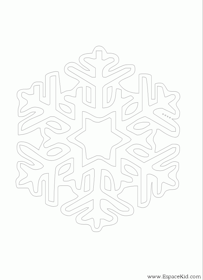 Раскраска: снежинка (природа) #160563 - Бесплатные раскраски для печати