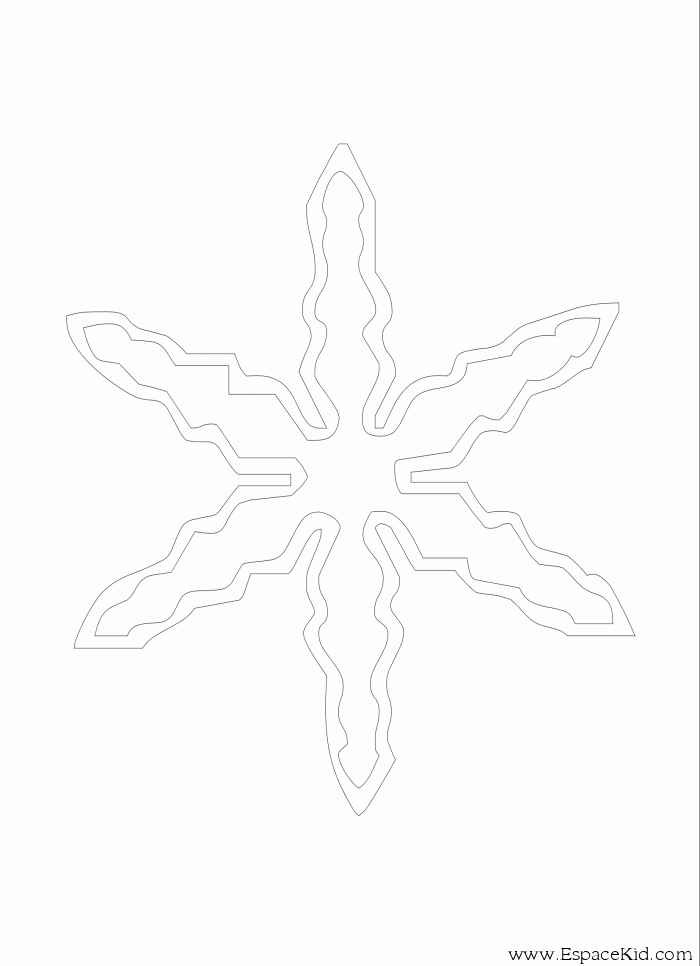 Раскраска: снежинка (природа) #160595 - Бесплатные раскраски для печати