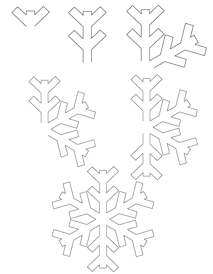 Раскраска: снежинка (природа) #160656 - Бесплатные раскраски для печати