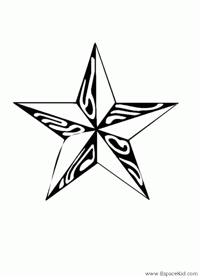 Раскраска: звезда (природа) #155926 - Бесплатные раскраски для печати
