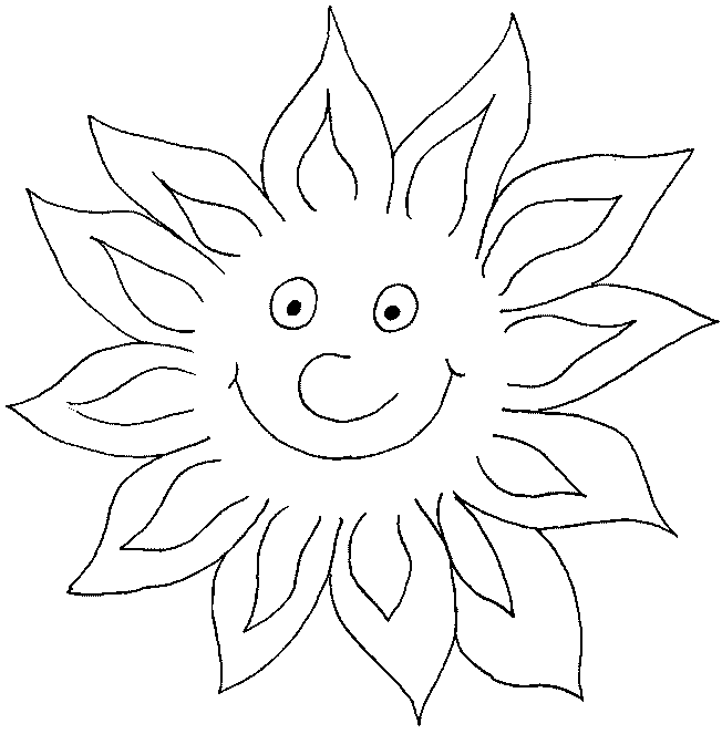 Раскраска: солнце (природа) #157916 - Бесплатные раскраски для печати