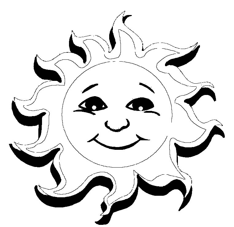 Раскраска: солнце (природа) #157942 - Бесплатные раскраски для печати