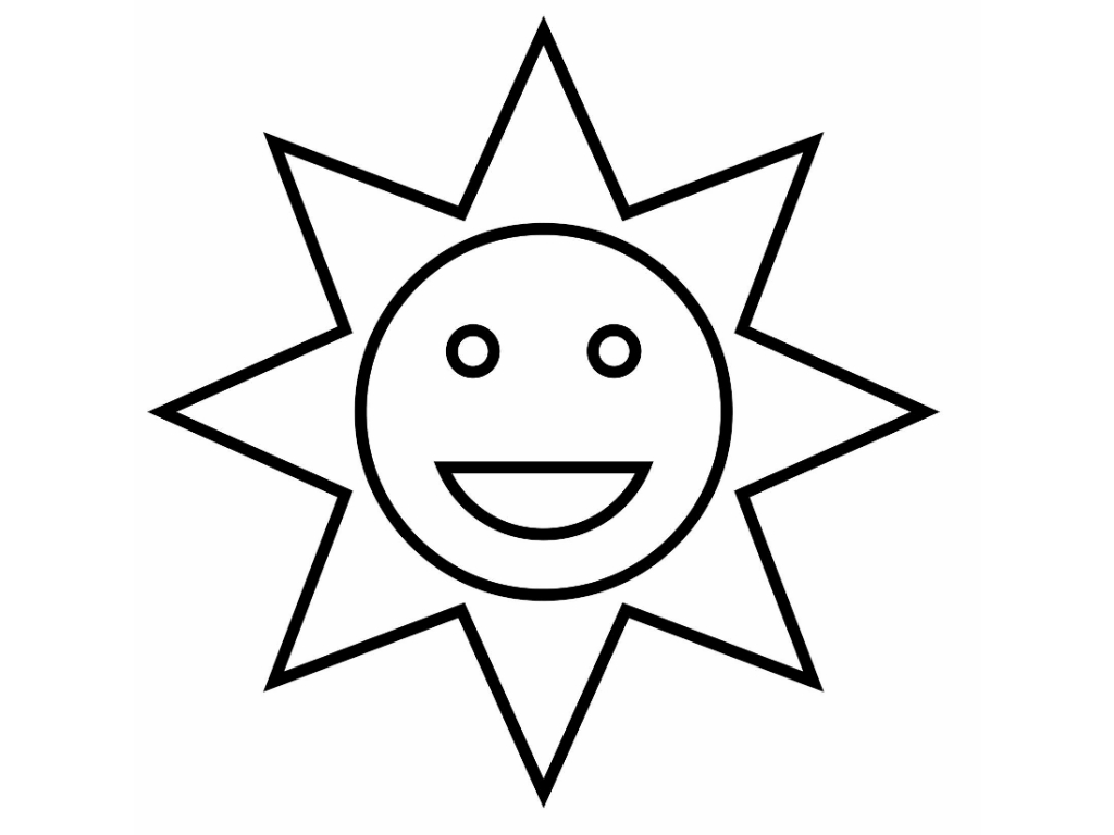 Раскраска: солнце (природа) #158019 - Бесплатные раскраски для печати