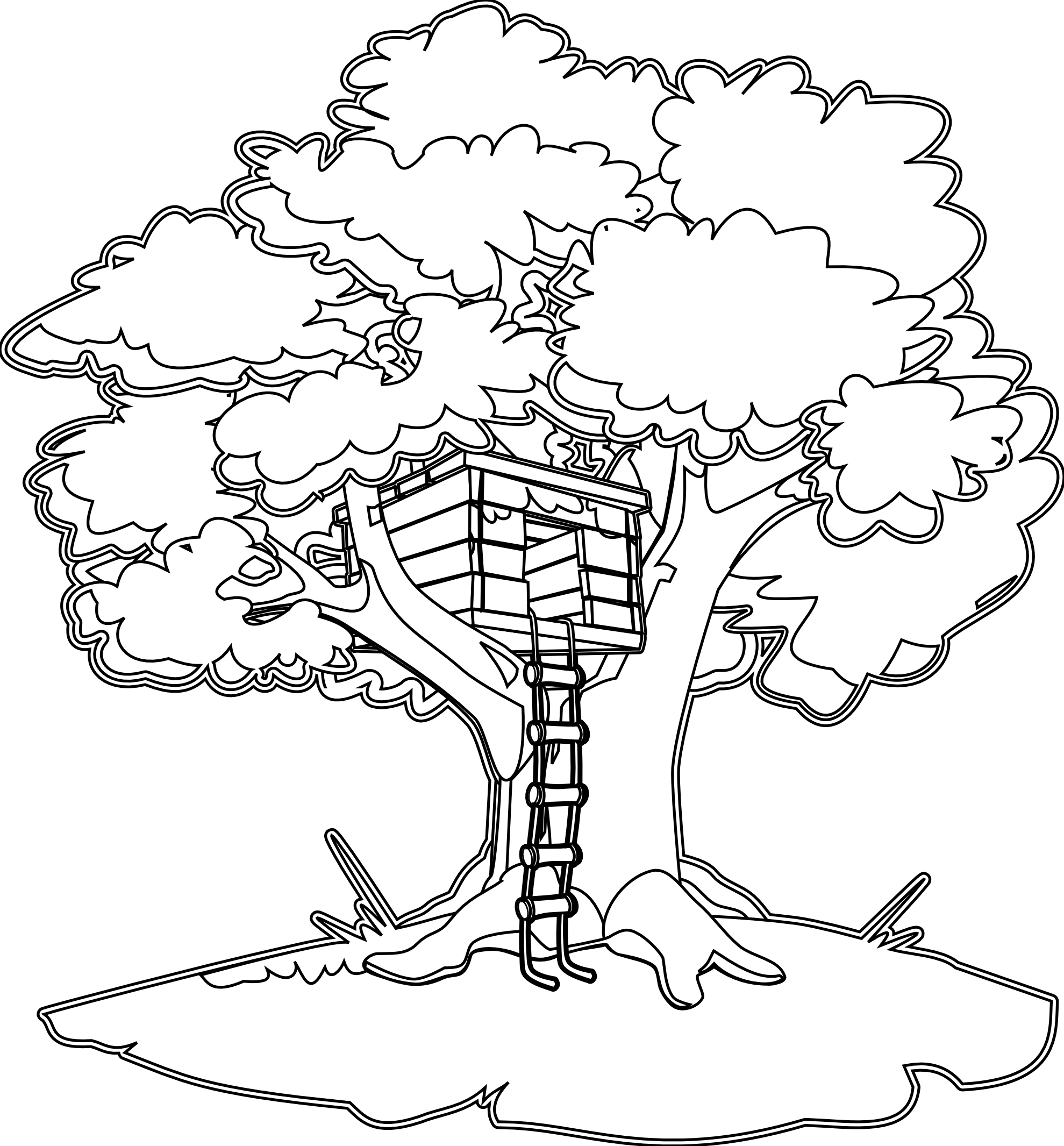 Раскраска: дерево (природа) #154800 - Бесплатные раскраски для печати