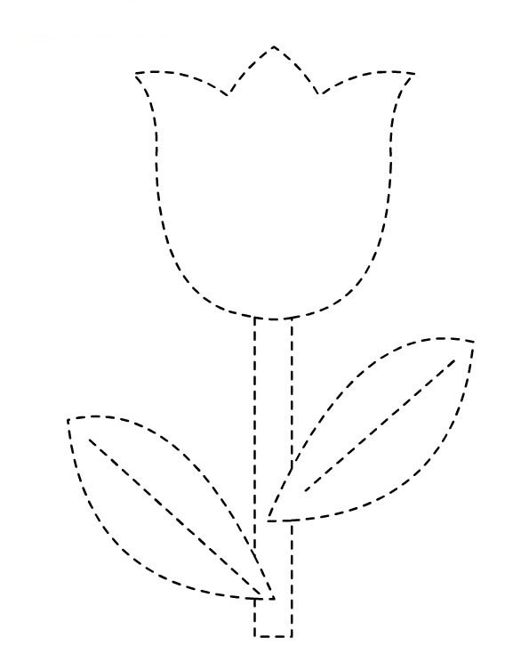 Раскраска: тюльпан (природа) #161617 - Бесплатные раскраски для печати