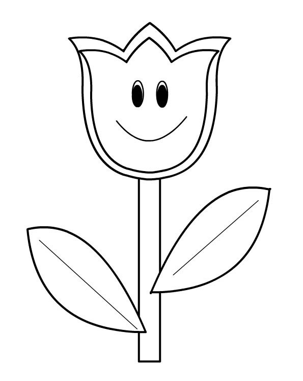 Раскраска: тюльпан (природа) #161644 - Бесплатные раскраски для печати