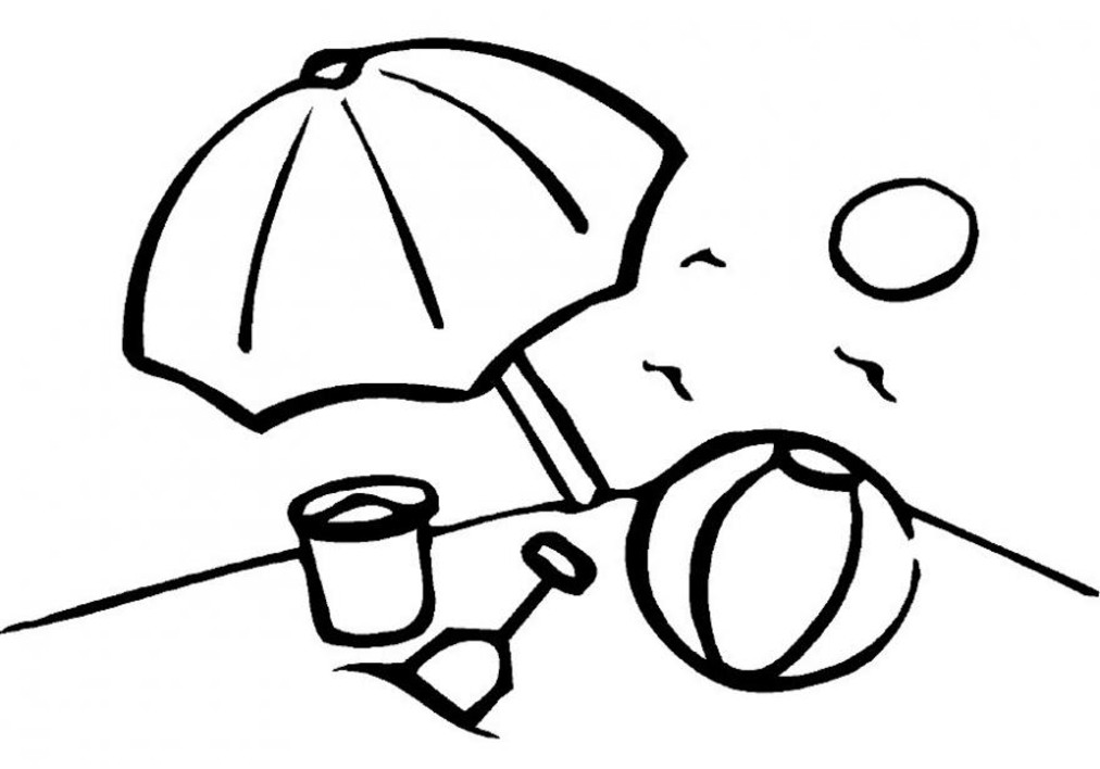 Раскраска: Пляжный мяч (объекты) #169181 - Бесплатные раскраски для печати