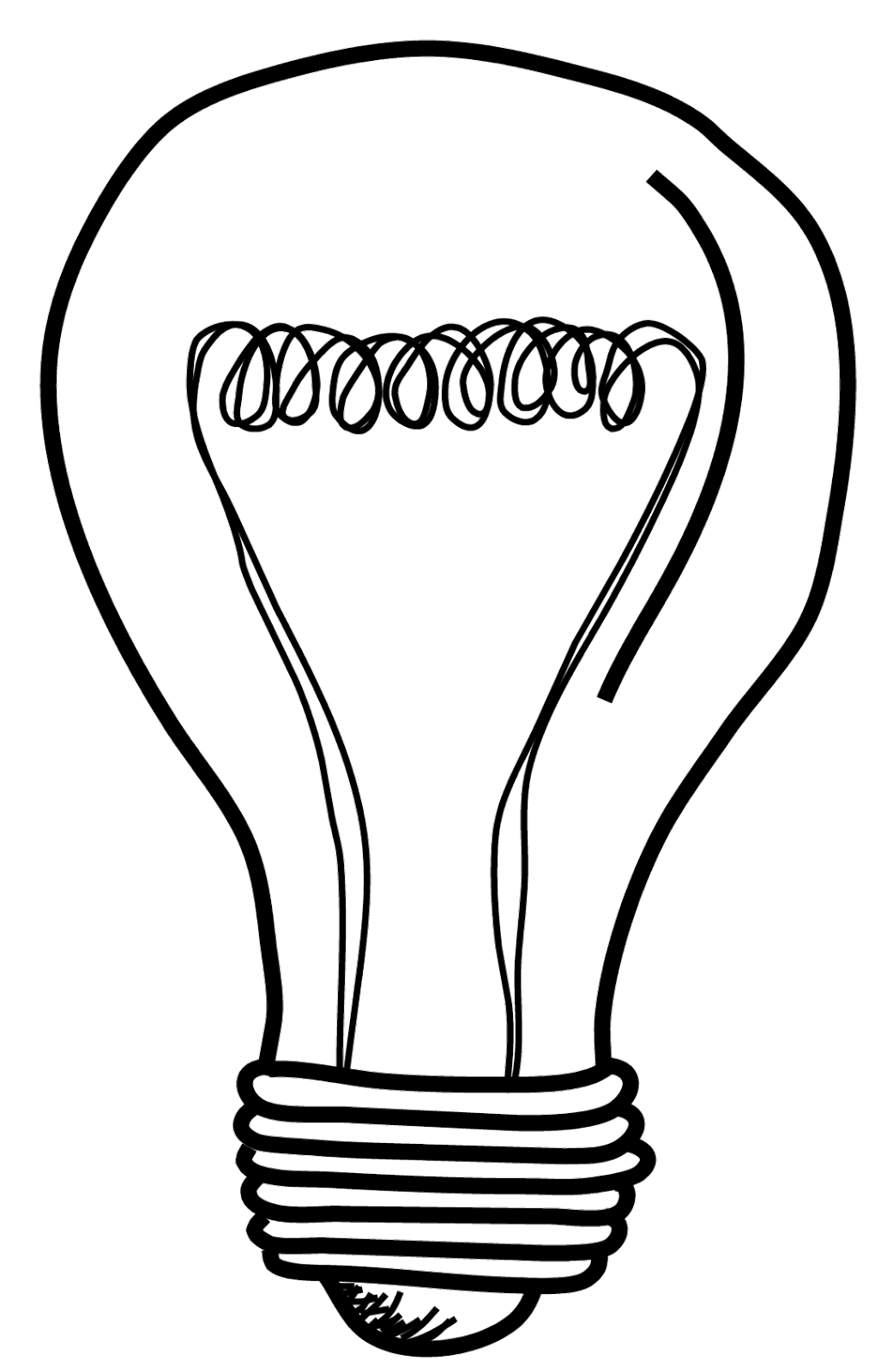 Раскраска: Лампочка (объекты) #119411 - Бесплатные раскраски для печати