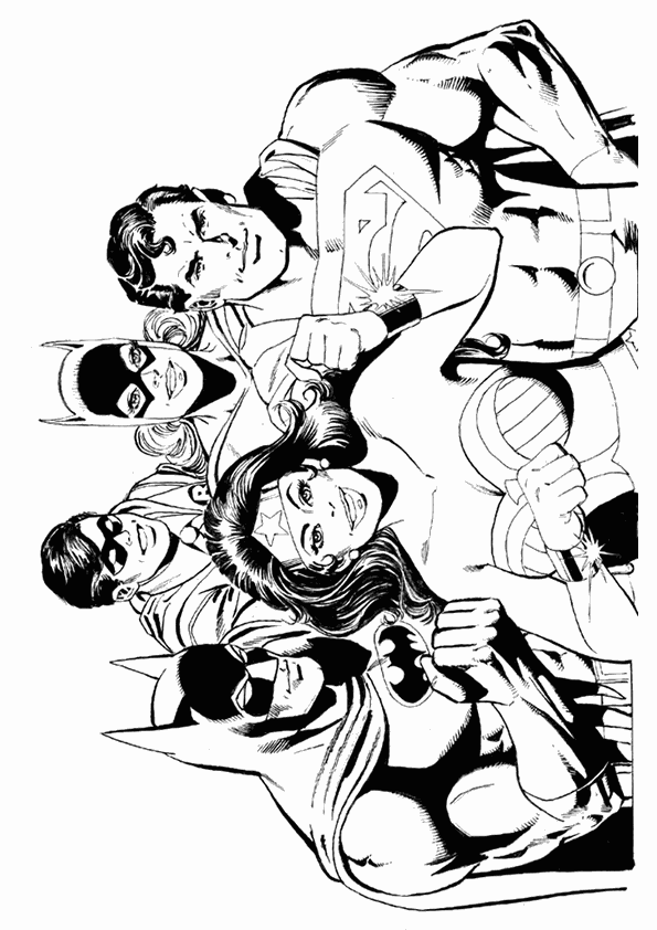 Раскраска: Batgirl (Супер герой) #77861 - Бесплатные раскраски для печати