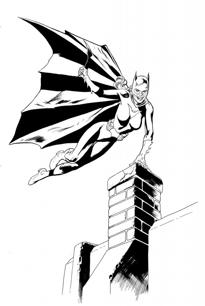 Раскраска: Batgirl (Супер герой) #78015 - Бесплатные раскраски для печати