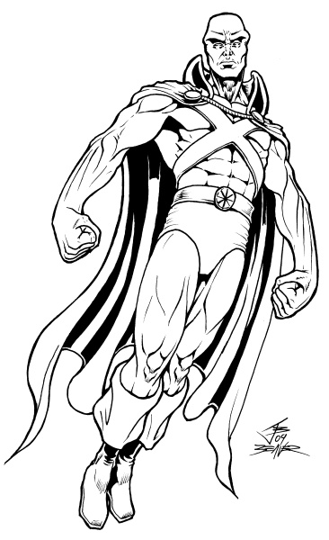 Раскраска: Super Heroes DC Comics (Супер герой) #80196 - Бесплатные раскраски для печати