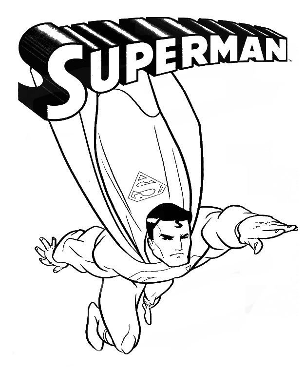 Раскраска: Super Heroes DC Comics (Супер герой) #80461 - Бесплатные раскраски для печати
