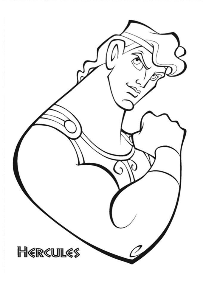 Раскраска: Геркулес (Супер герой) #84149 - Бесплатные раскраски для печати