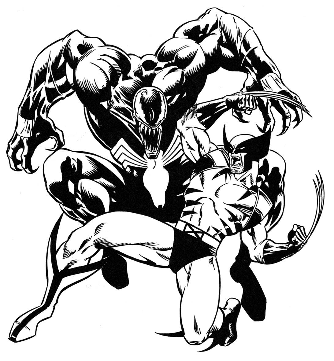 Раскраска: Marvel Superhero (Супер герой) #79656 - Бесплатные раскраски для печати