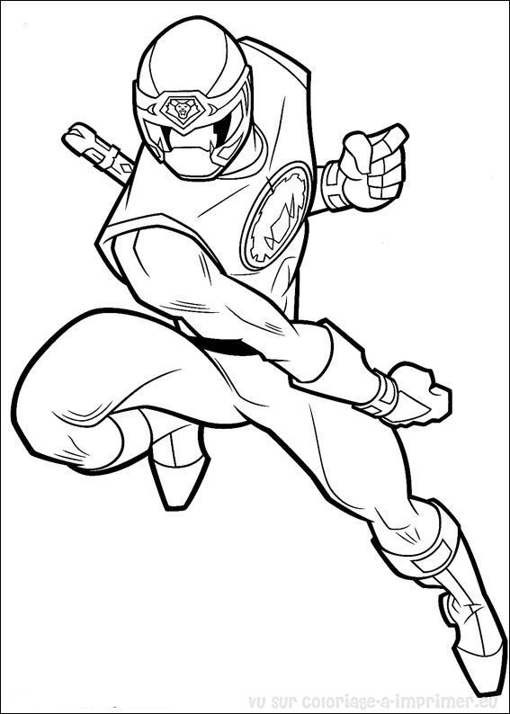 Раскраска: Могучие Рейнджеры (Супер герой) #49956 - Бесплатные раскраски для печати