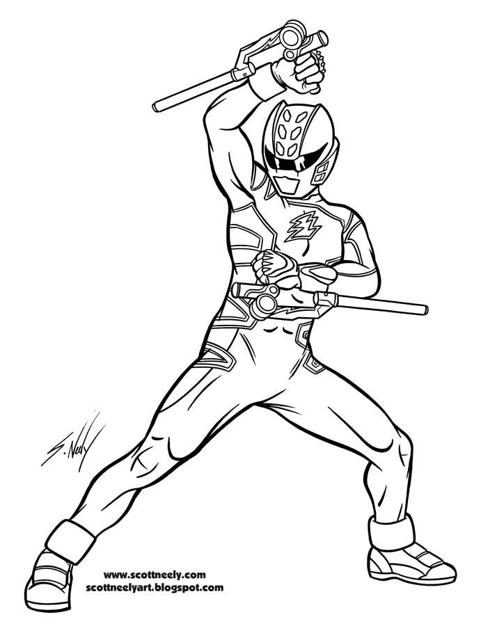 Раскраска: Могучие Рейнджеры (Супер герой) #50080 - Бесплатные раскраски для печати