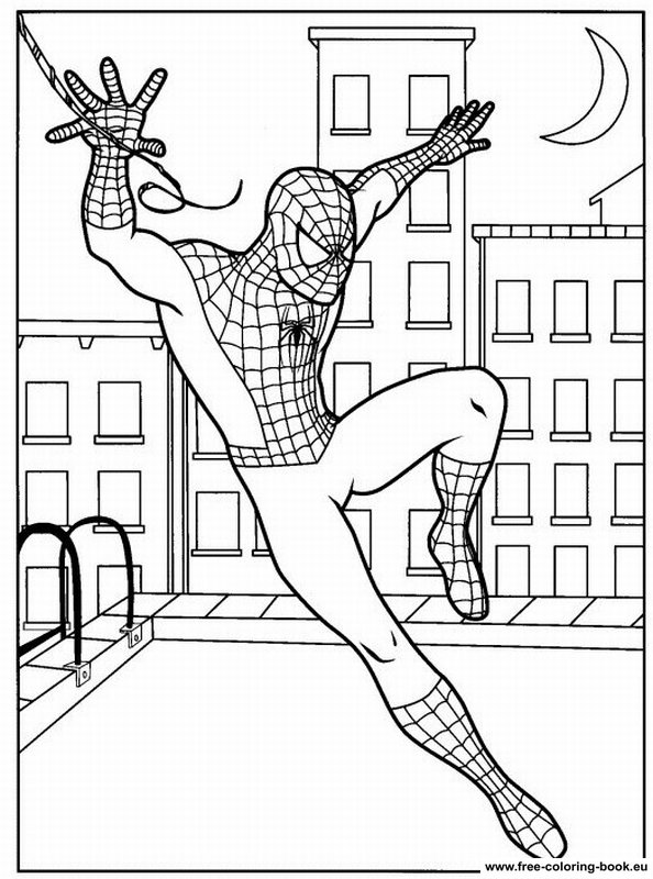 Раскраска: человек-паук (Супер герой) #78660 - Бесплатные раскраски для печати
