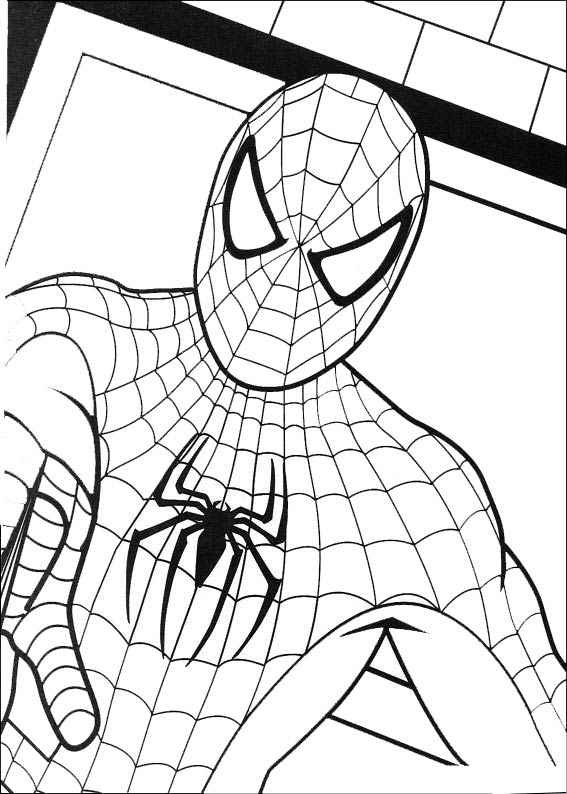 Раскраска: человек-паук (Супер герой) #78944 - Бесплатные раскраски для печати
