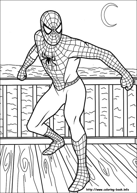 Раскраска: человек-паук (Супер герой) #78974 - Бесплатные раскраски для печати