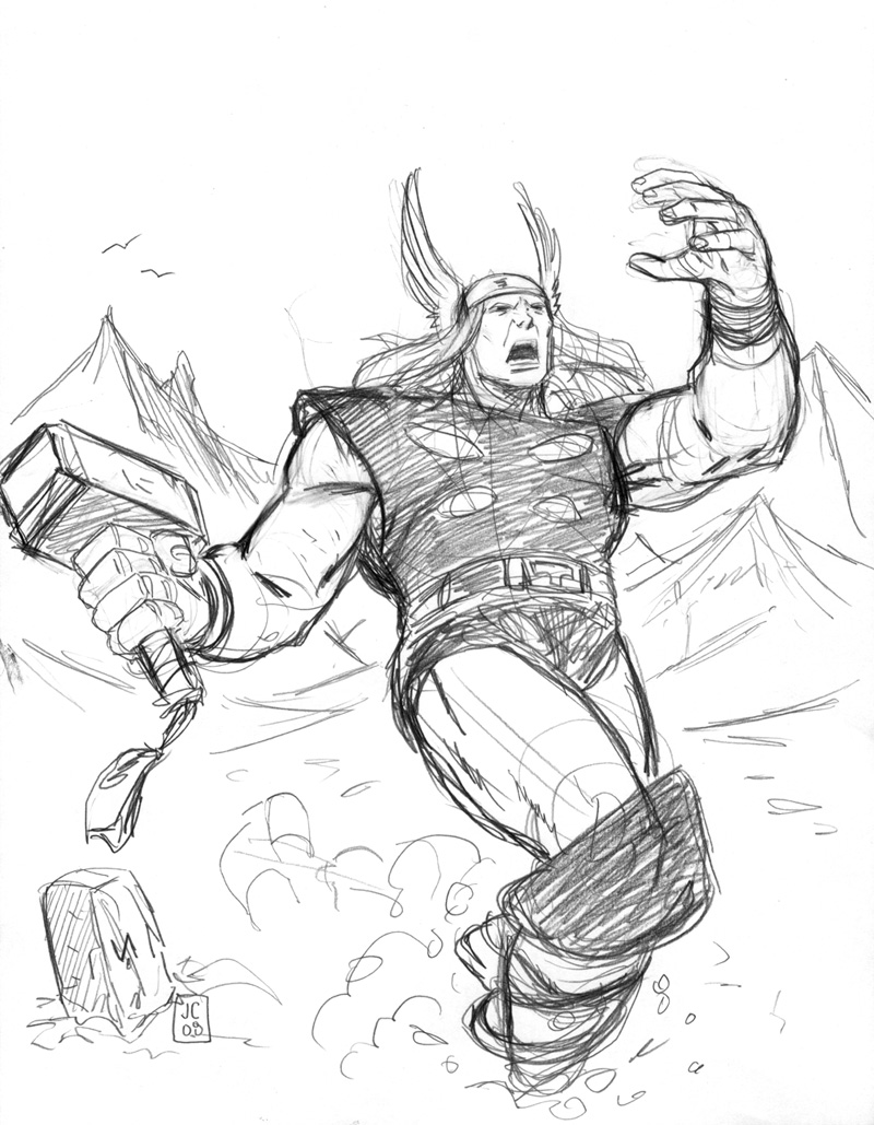 Раскраска: Thor (Супер герой) #75846 - Бесплатные раскраски для печати