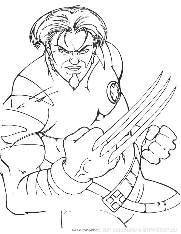 Раскраска: X-Men (Супер герой) #74397 - Бесплатные раскраски для печати