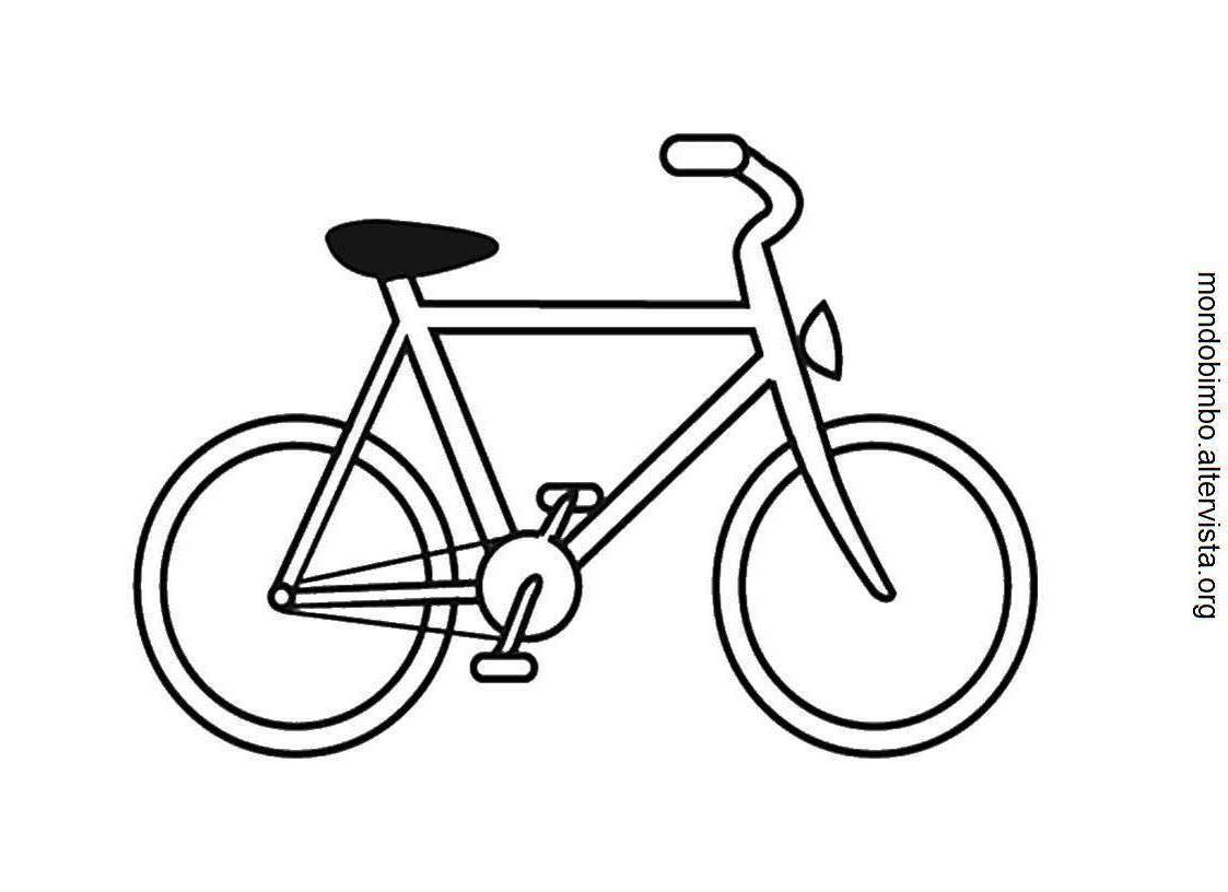 Раскраска: Велосипед / Велосипед (транспорт) #137045 - Бесплатные раскраски для печати
