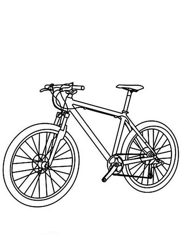 Раскраска: Велосипед / Велосипед (транспорт) #137095 - Бесплатные раскраски для печати