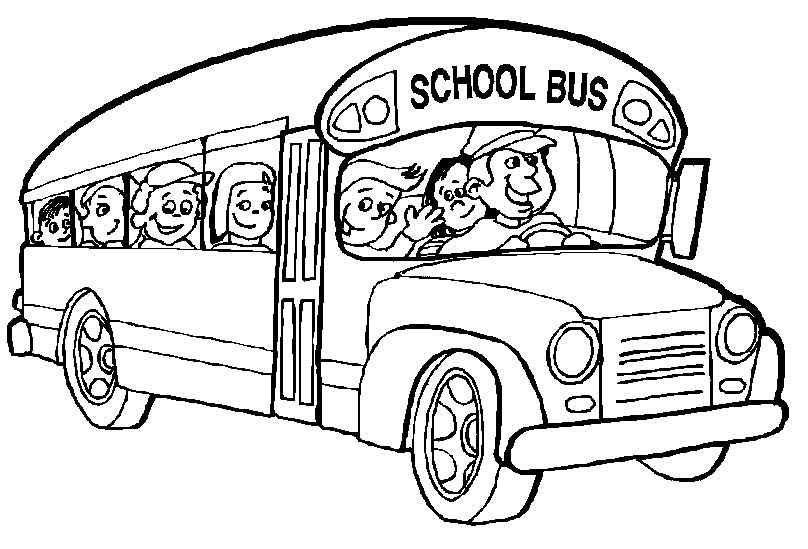 Раскраска: Автобус / Тренер (транспорт) #135298 - Бесплатные раскраски для печати