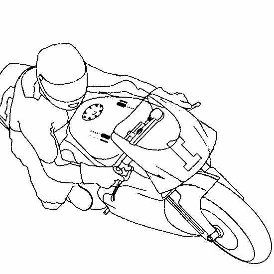 Раскраска: мотоцикл (транспорт) #136269 - Бесплатные раскраски для печати